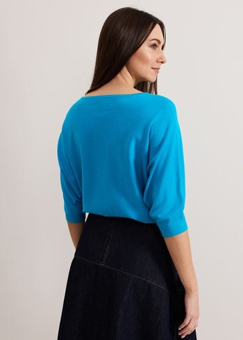 Phase Eight Cristine Knitwear Blue Canada | ARXIGE-014